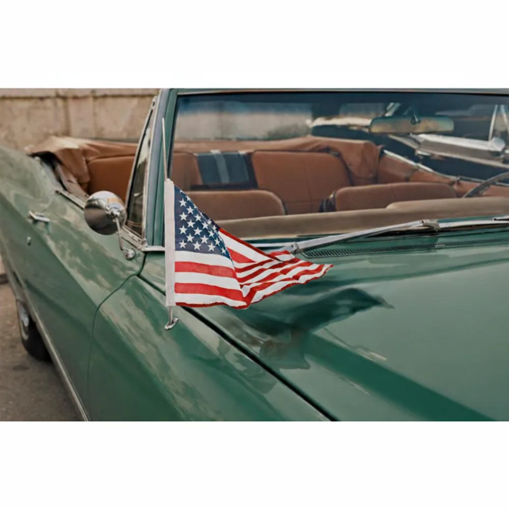 Placeholder — flag on a vehicle