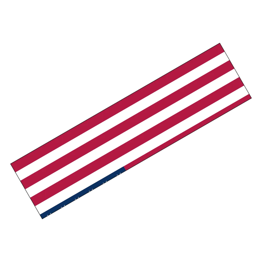Step 1: fold the flag lengthwise
